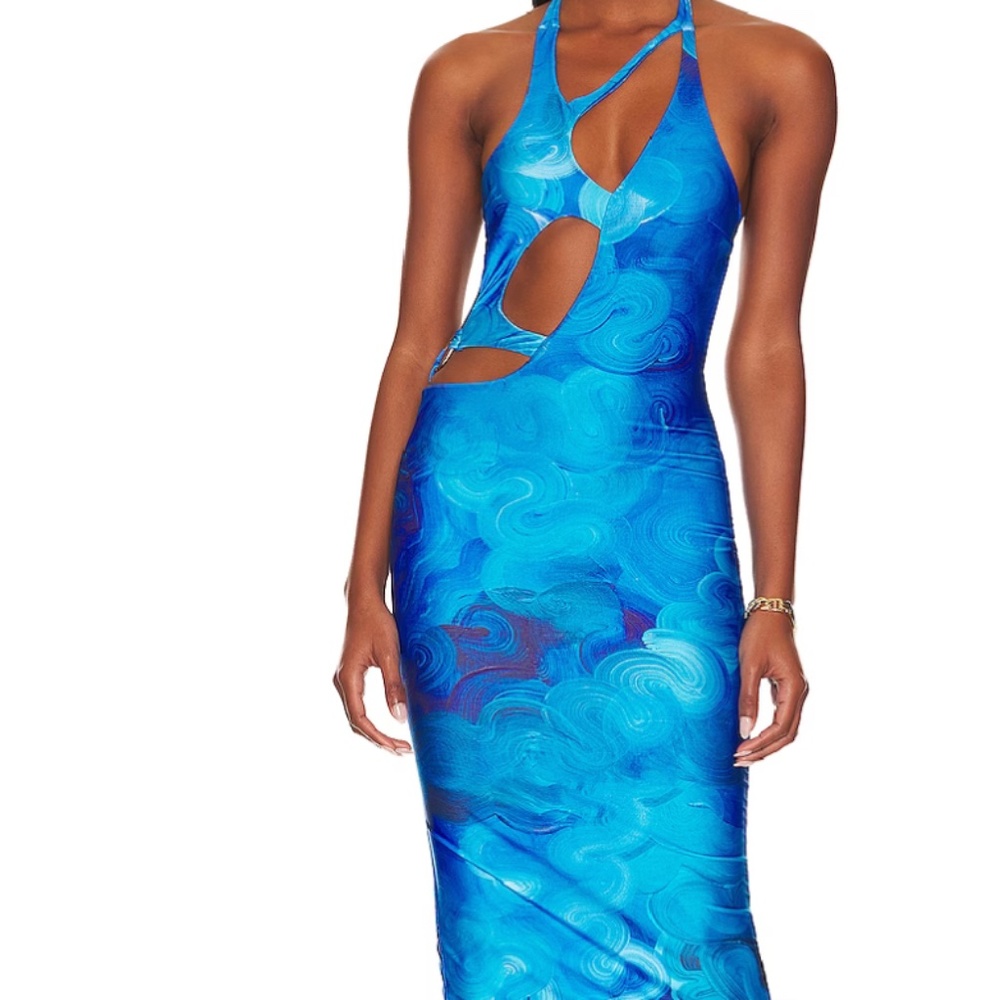 Farai London Kekeo Midi Dress